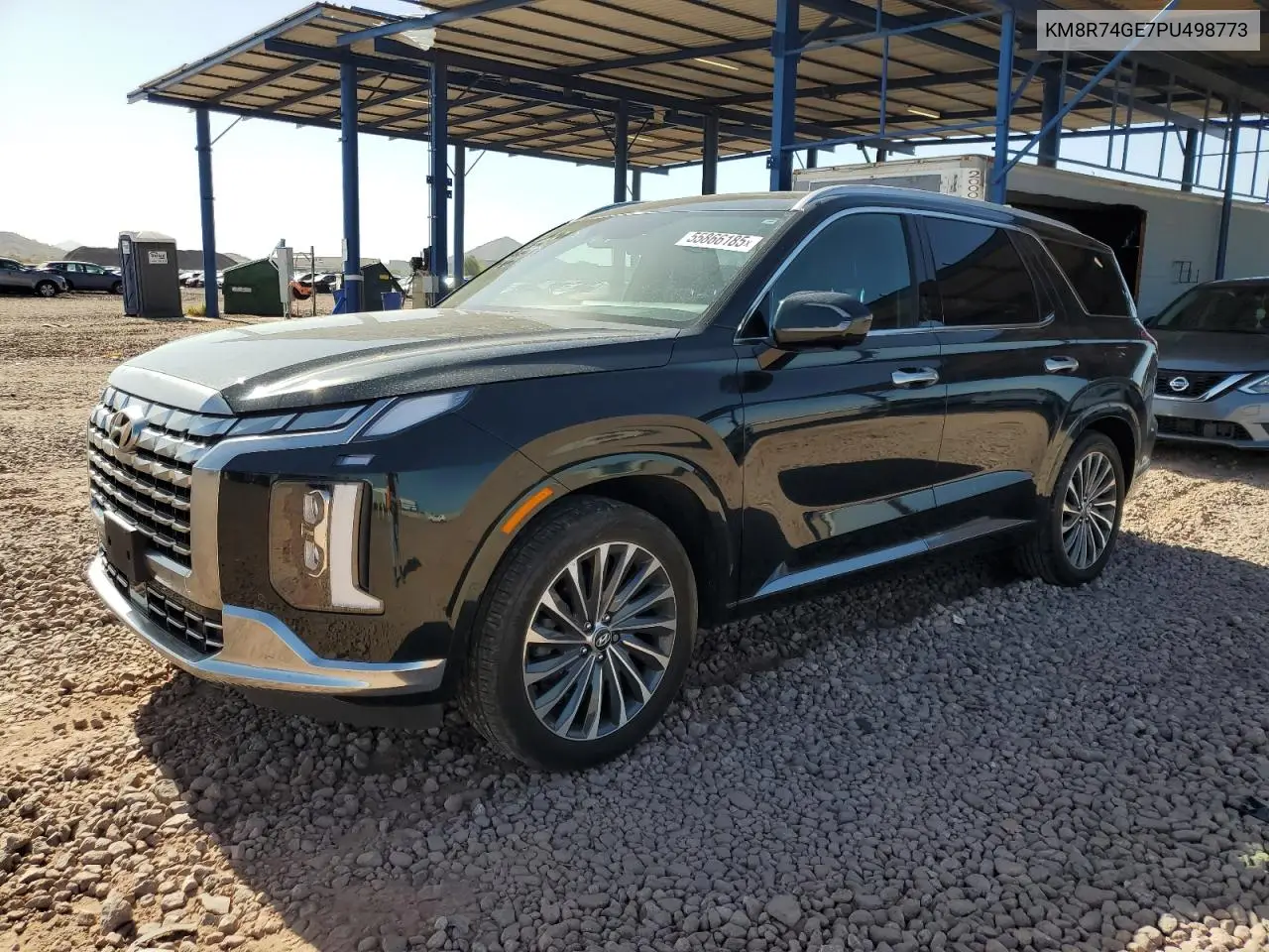 2023 Hyundai Palisade Calligraphy VIN: KM8R74GE7PU498773 Lot: 55866185