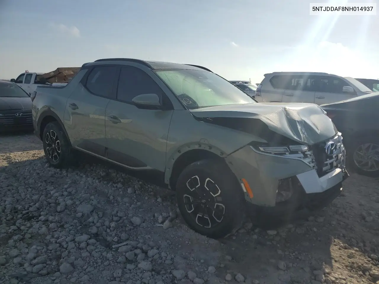 2022 Hyundai Santa Cruz Sel Premium VIN: 5NTJDDAF8NH014937 Lot: 44746835