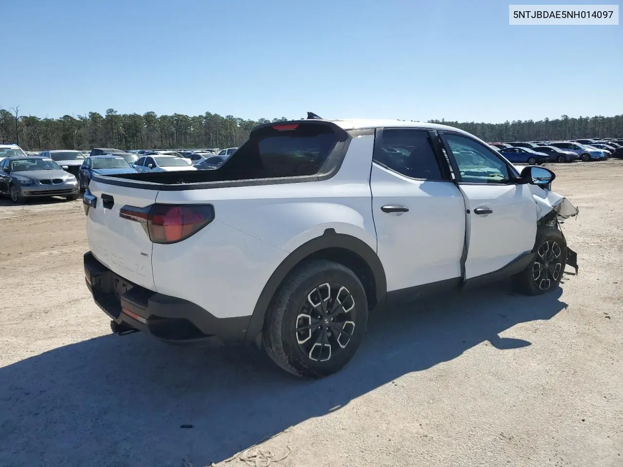 2022 Hyundai Santa Cruz Sel VIN: 5NTJBDAE5NH014097 Lot: 46309765