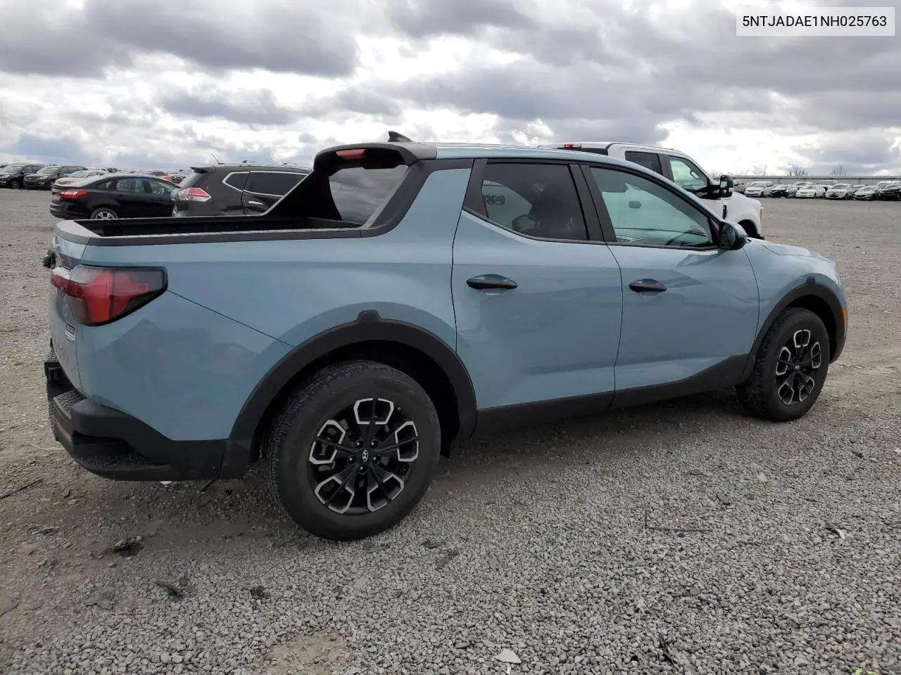 2022 Hyundai Santa Cruz Se VIN: 5NTJADAE1NH025763 Lot: 50100115