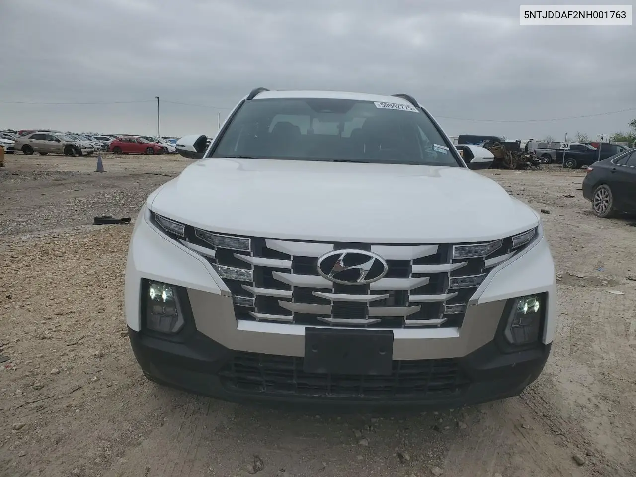 2022 Hyundai Santa Cruz Sel Premium VIN: 5NTJDDAF2NH001763 Lot: 50942775