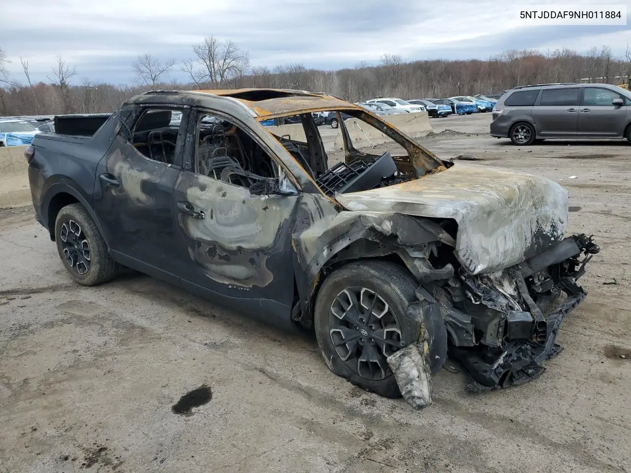 2022 Hyundai Santa Cruz Sel Premium VIN: 5NTJDDAF9NH011884 Lot: 51047935