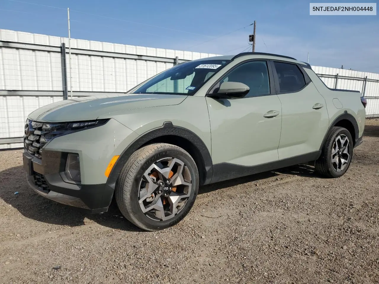 2022 Hyundai Santa Cruz Limited VIN: 5NTJEDAF2NH004448 Lot: 51612095