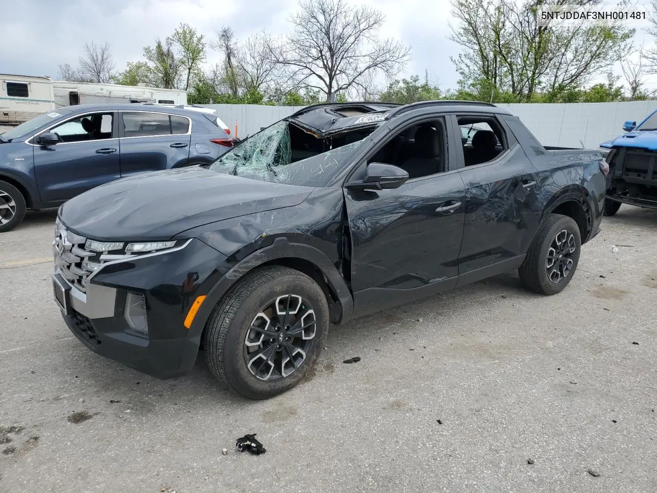 2022 Hyundai Santa Cruz Sel Premium VIN: 5NTJDDAF3NH001481 Lot: 52103505
