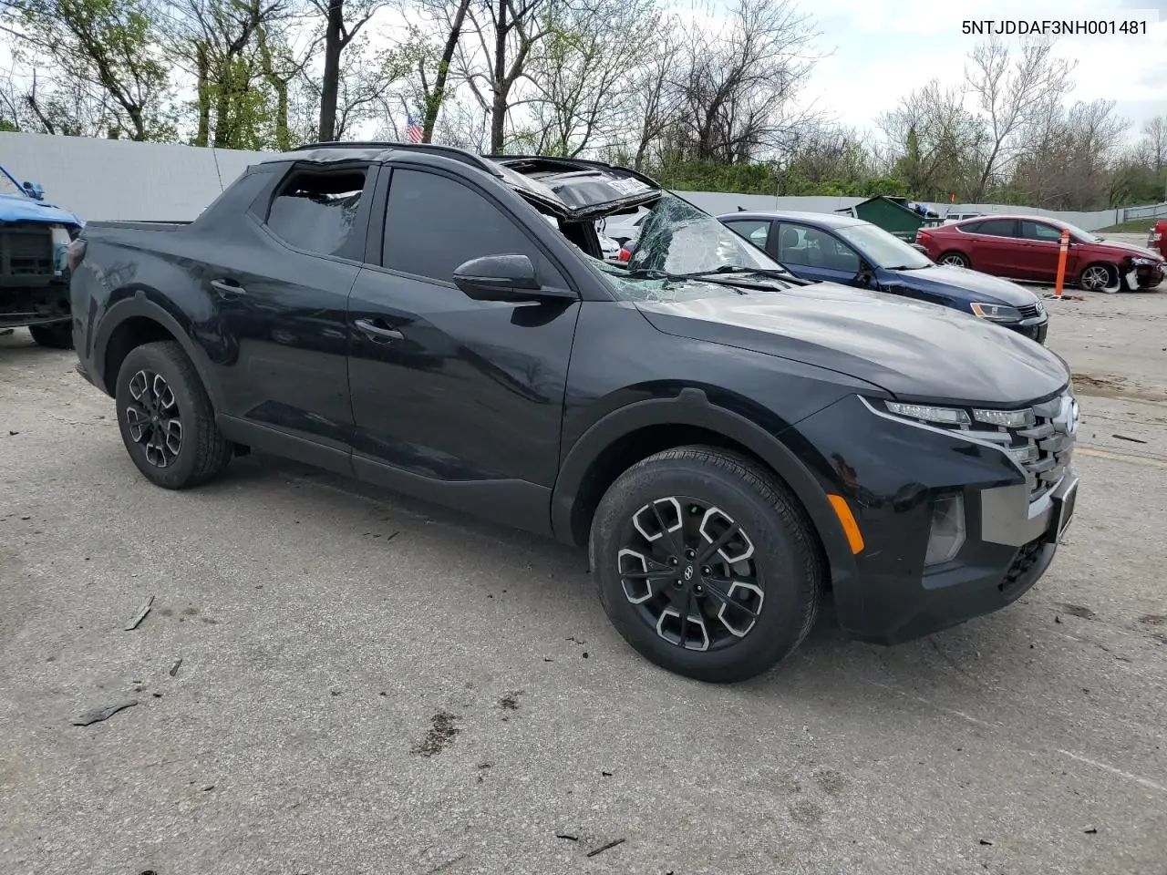2022 Hyundai Santa Cruz Sel Premium VIN: 5NTJDDAF3NH001481 Lot: 52103505