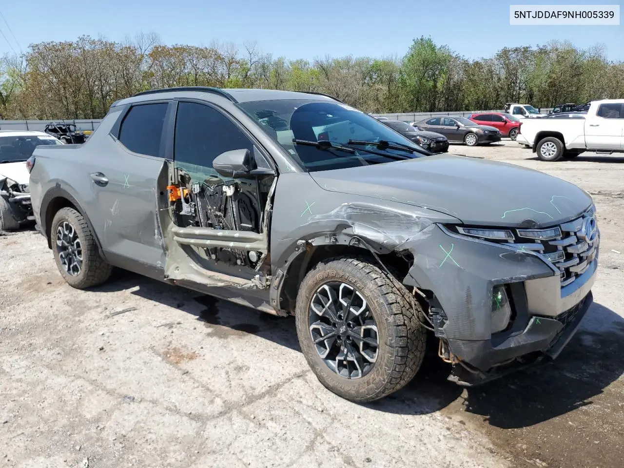 2022 Hyundai Santa Cruz Sel Premium VIN: 5NTJDDAF9NH005339 Lot: 52746445