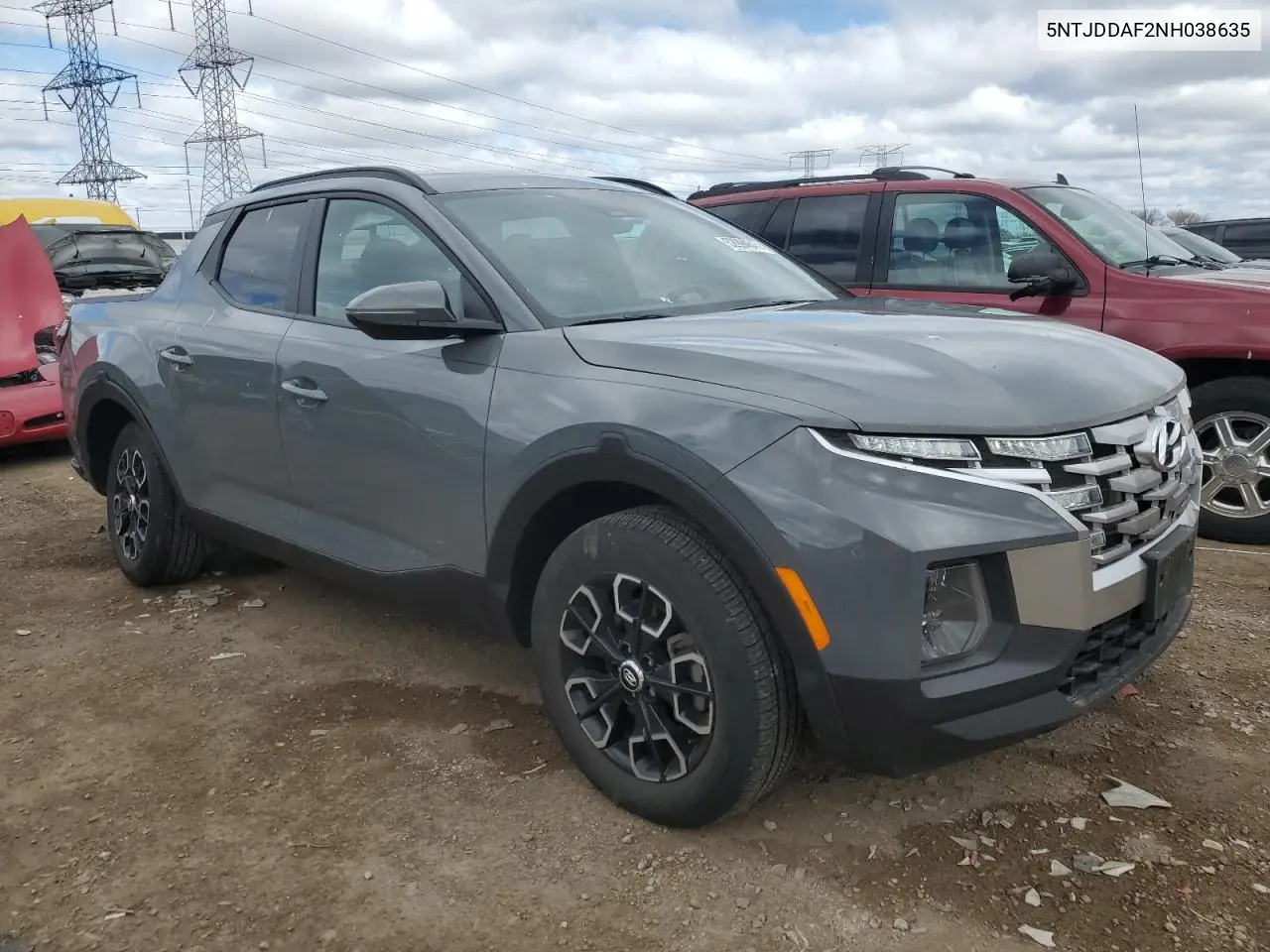 2022 Hyundai Santa Cruz Sel Premium VIN: 5NTJDDAF2NH038635 Lot: 52994645
