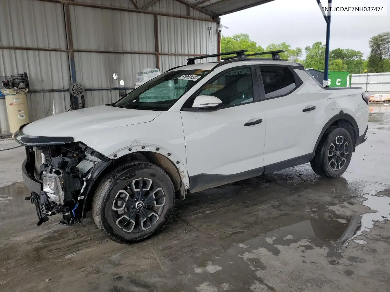 2022 Hyundai Santa Cruz Sel VIN: 5NTJCDAE7NH037474 Lot: 53892435
