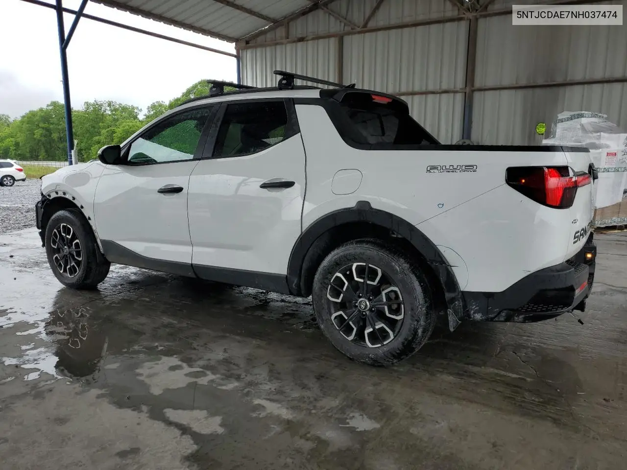 2022 Hyundai Santa Cruz Sel VIN: 5NTJCDAE7NH037474 Lot: 53892435
