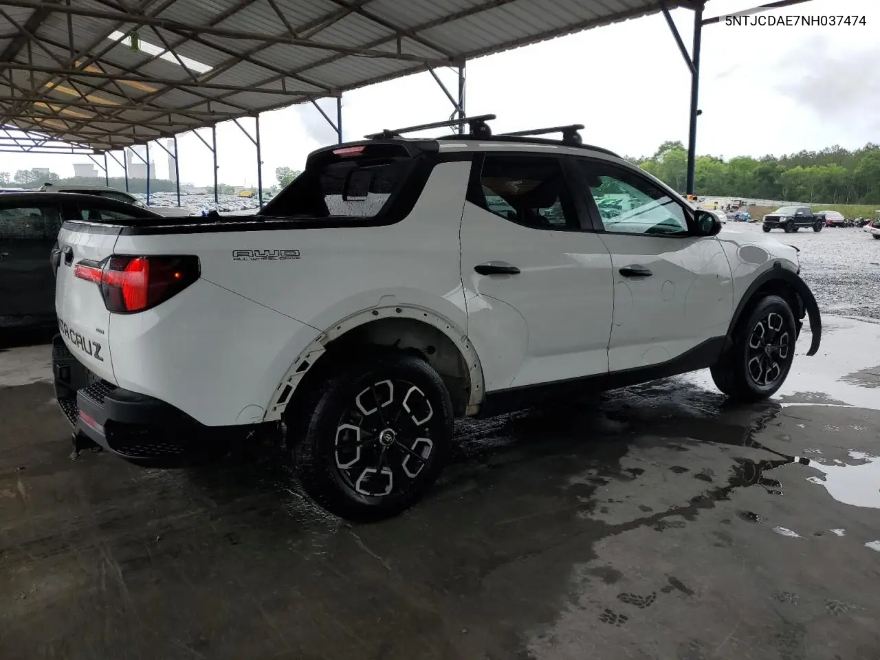 2022 Hyundai Santa Cruz Sel VIN: 5NTJCDAE7NH037474 Lot: 53892435