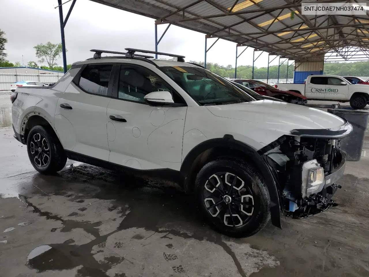 2022 Hyundai Santa Cruz Sel VIN: 5NTJCDAE7NH037474 Lot: 53892435