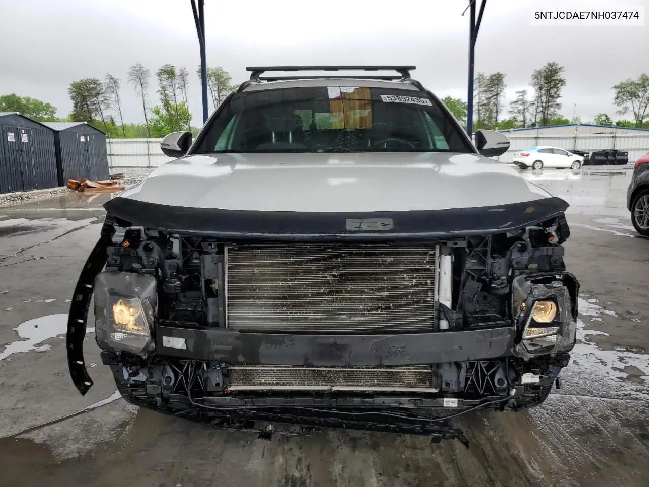 2022 Hyundai Santa Cruz Sel VIN: 5NTJCDAE7NH037474 Lot: 53892435
