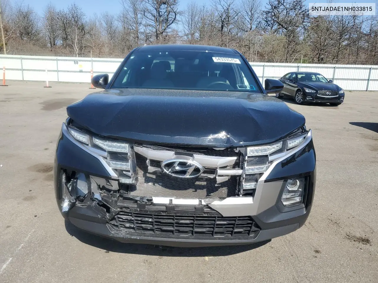 2022 Hyundai Santa Cruz Se VIN: 5NTJADAE1NH033815 Lot: 54333575