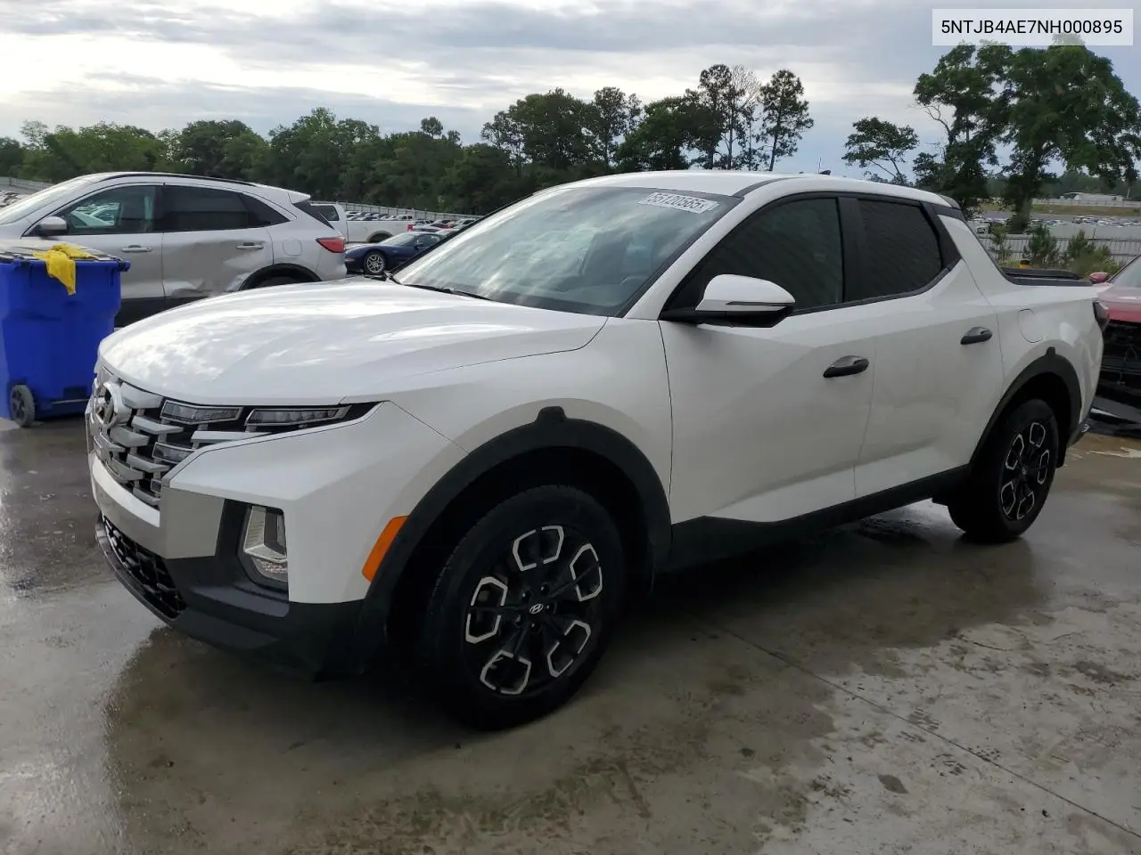 2022 Hyundai Santa Cruz Sel VIN: 5NTJB4AE7NH000895 Lot: 55120565