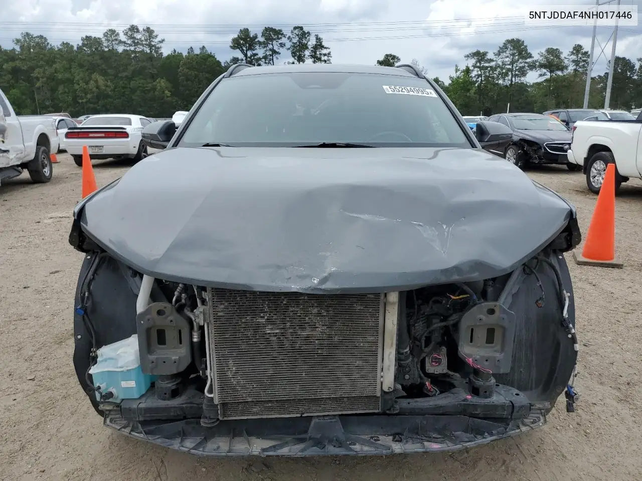 2022 Hyundai Santa Cruz Sel Premium VIN: 5NTJDDAF4NH017446 Lot: 55294995