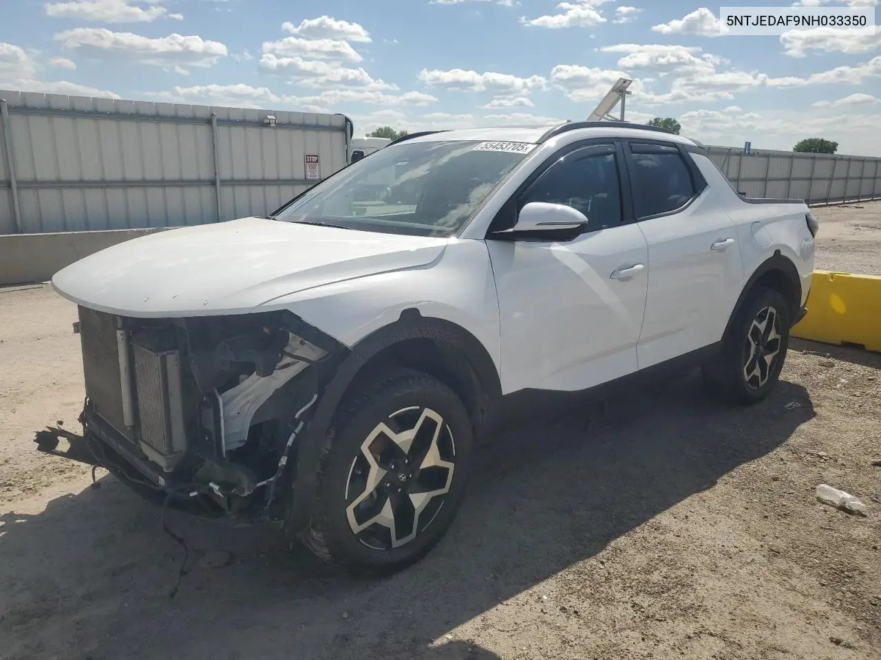 2022 Hyundai Santa Cruz Limited VIN: 5NTJEDAF9NH033350 Lot: 55453705