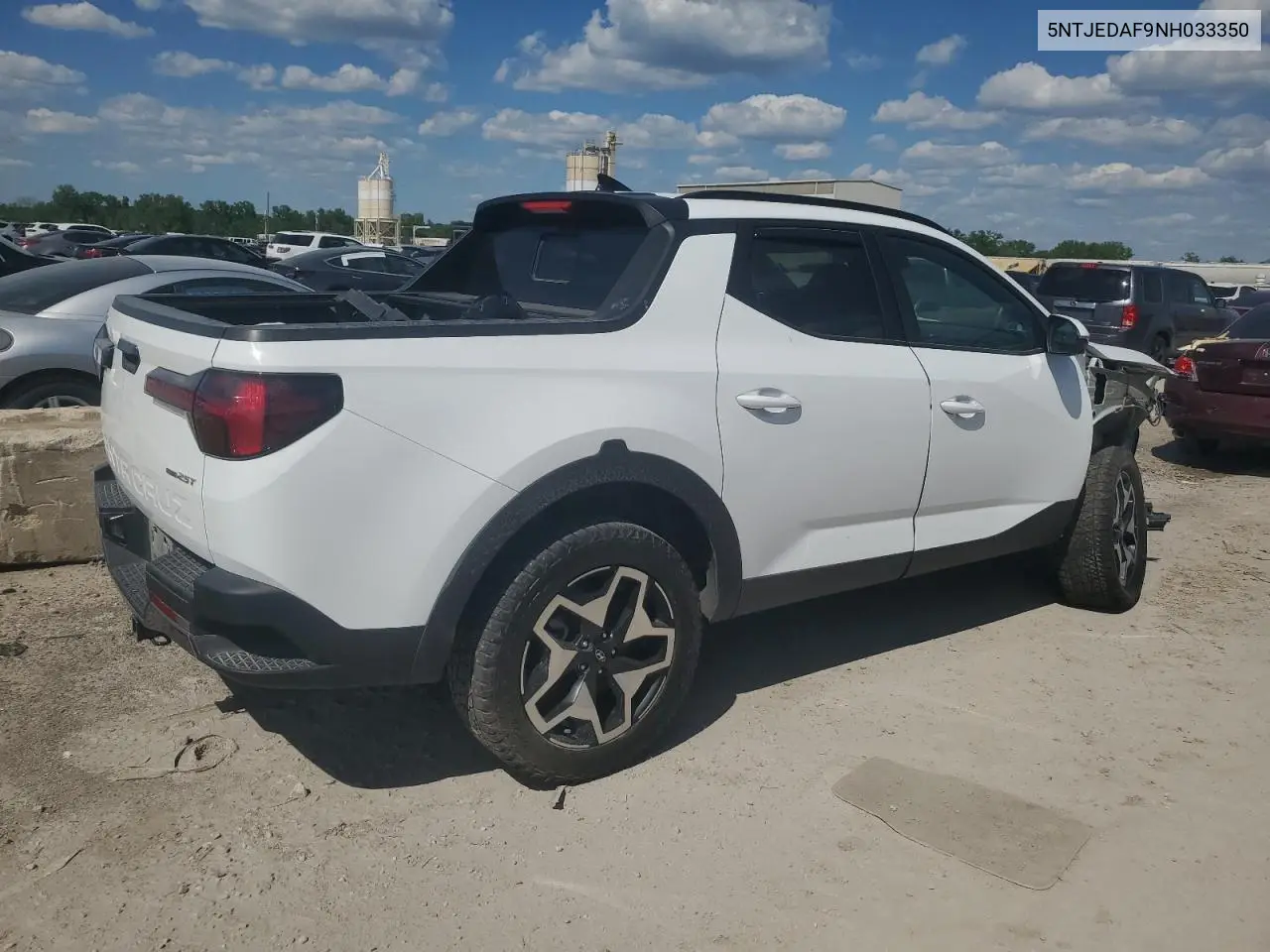2022 Hyundai Santa Cruz Limited VIN: 5NTJEDAF9NH033350 Lot: 55453705