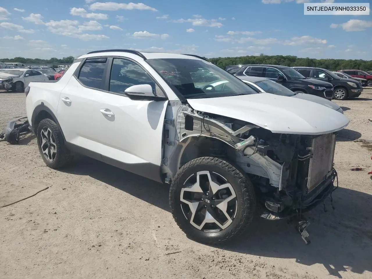 2022 Hyundai Santa Cruz Limited VIN: 5NTJEDAF9NH033350 Lot: 55453705