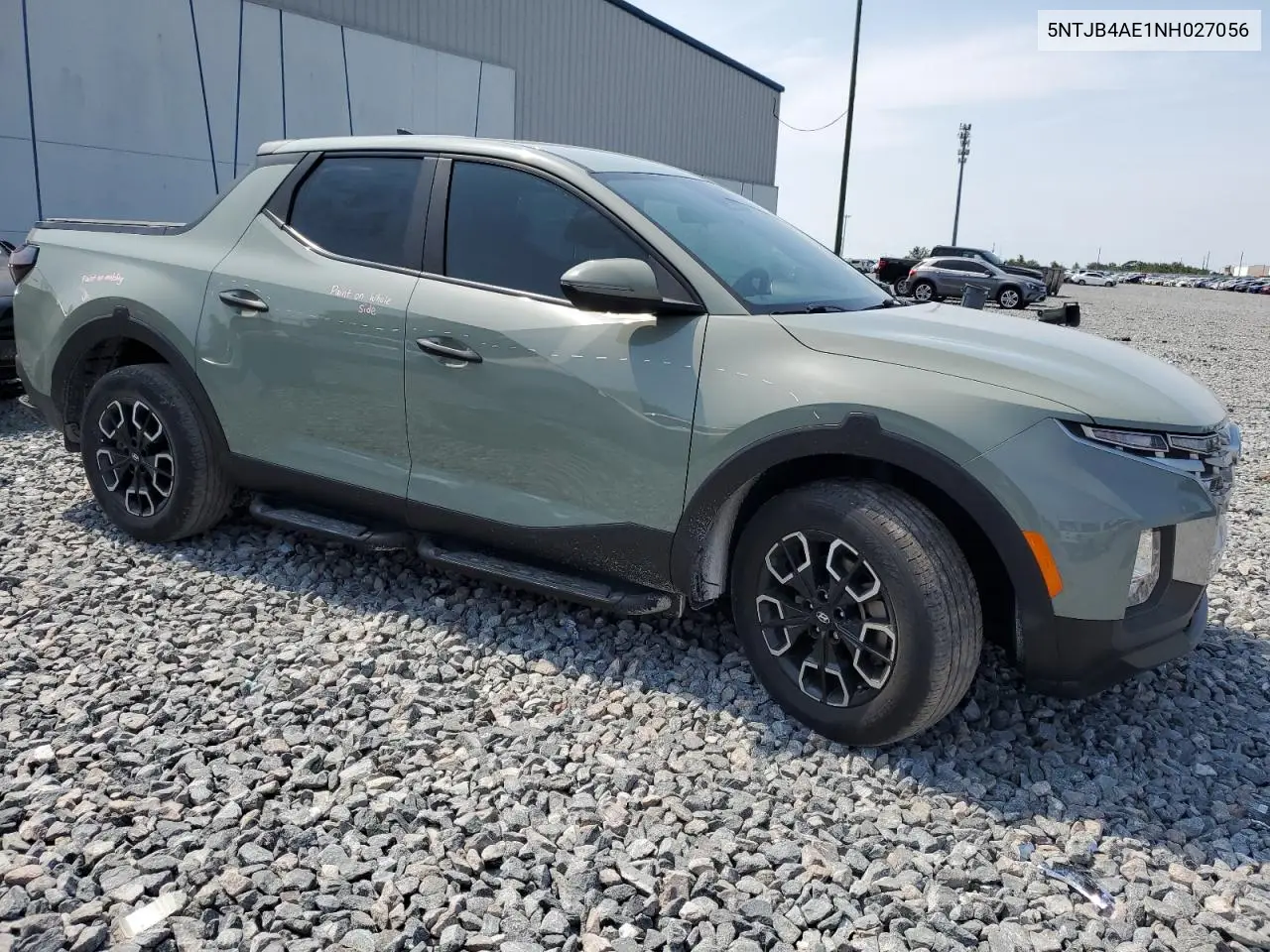2022 Hyundai Santa Cruz Sel VIN: 5NTJB4AE1NH027056 Lot: 56323825