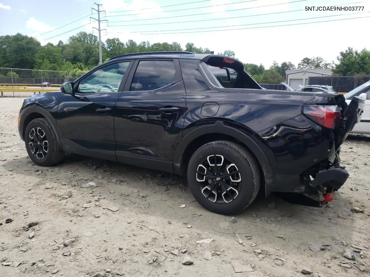 2022 Hyundai Santa Cruz Sel VIN: 5NTJCDAE9NH003777 Lot: 56345415