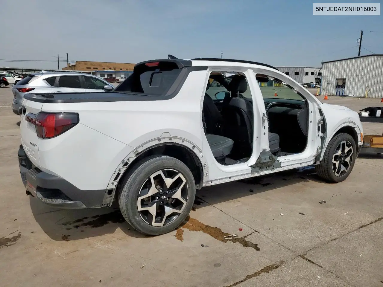 2022 Hyundai Santa Cruz Limited VIN: 5NTJEDAF2NH016003 Lot: 56709155