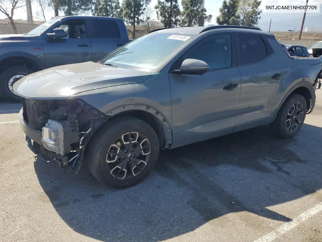 5ntjc4ae1nh007709 5NTJC4AE1NH007709 2022 Hyundai Santa Cruz Sel