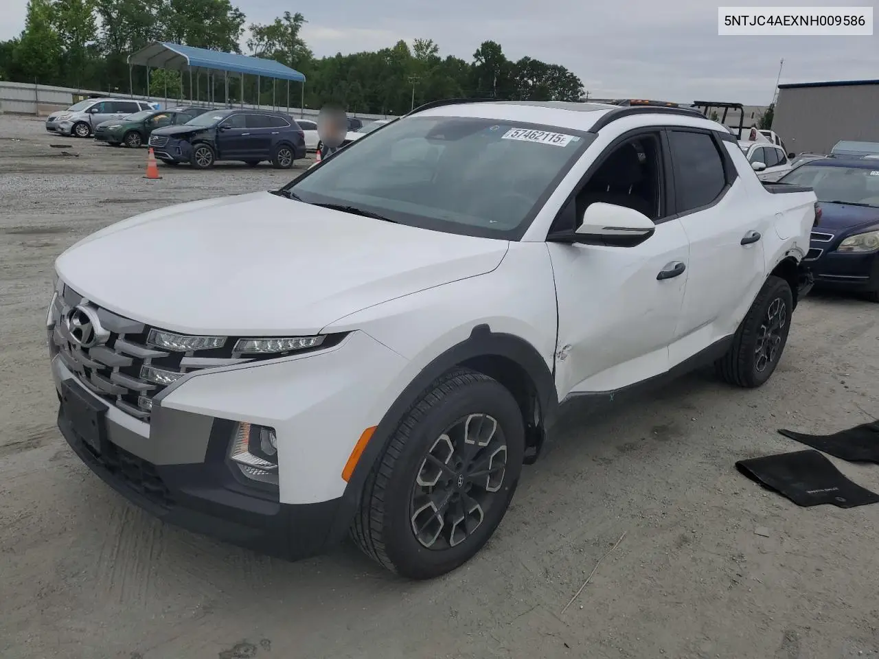 2022 Hyundai Santa Cruz Sel VIN: 5NTJC4AEXNH009586 Lot: 57462115
