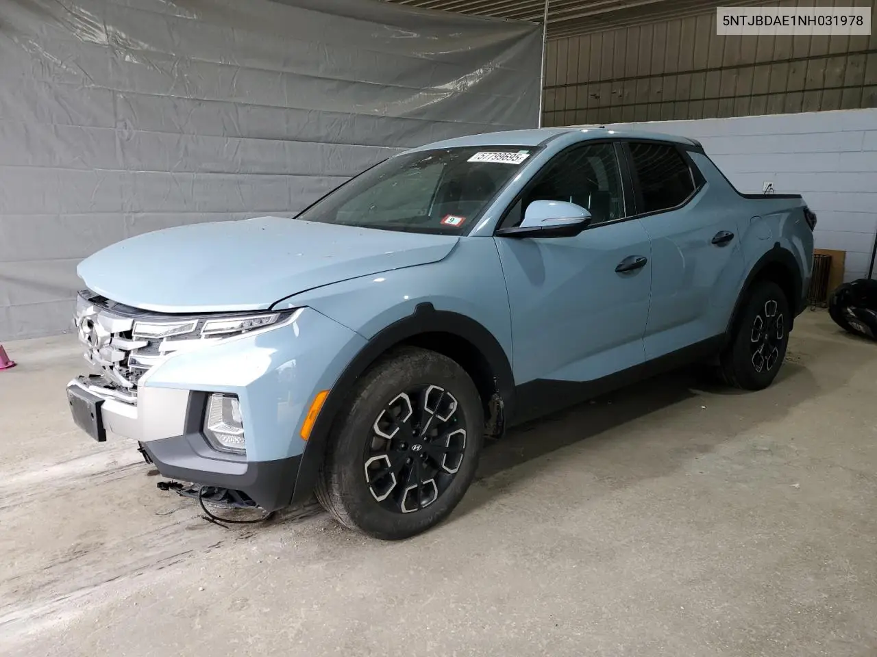 2022 Hyundai Santa Cruz Sel VIN: 5NTJBDAE1NH031978 Lot: 57799695
