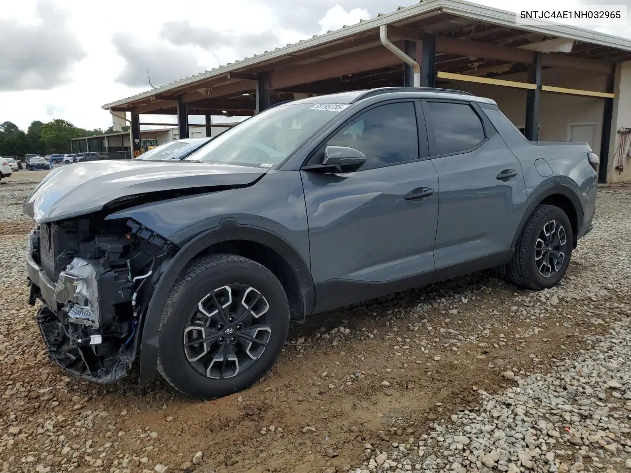 2022 Hyundai Santa Cruz Sel VIN: 5NTJC4AE1NH032965 Lot: 58199735