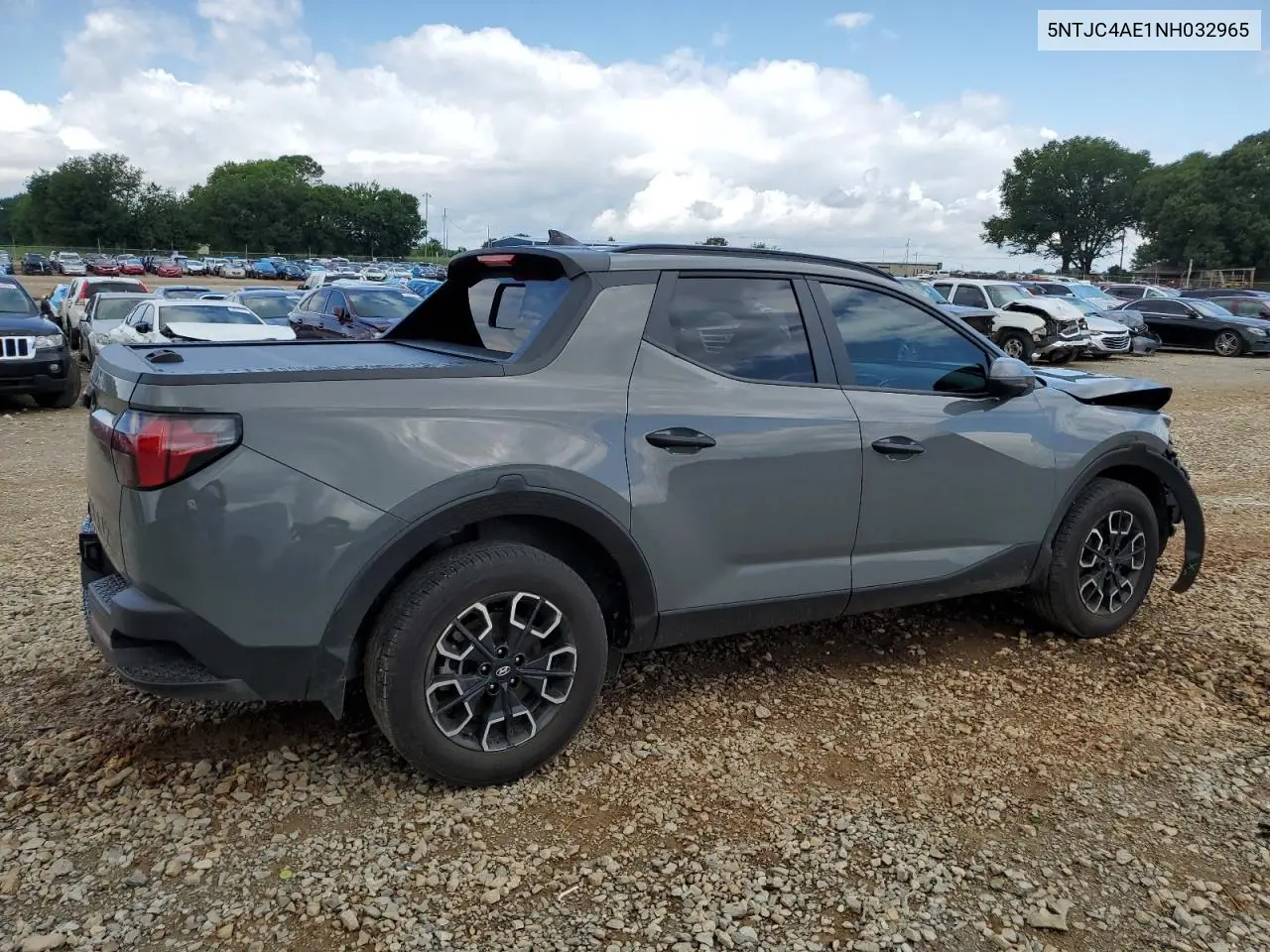 2022 Hyundai Santa Cruz Sel VIN: 5NTJC4AE1NH032965 Lot: 58199735