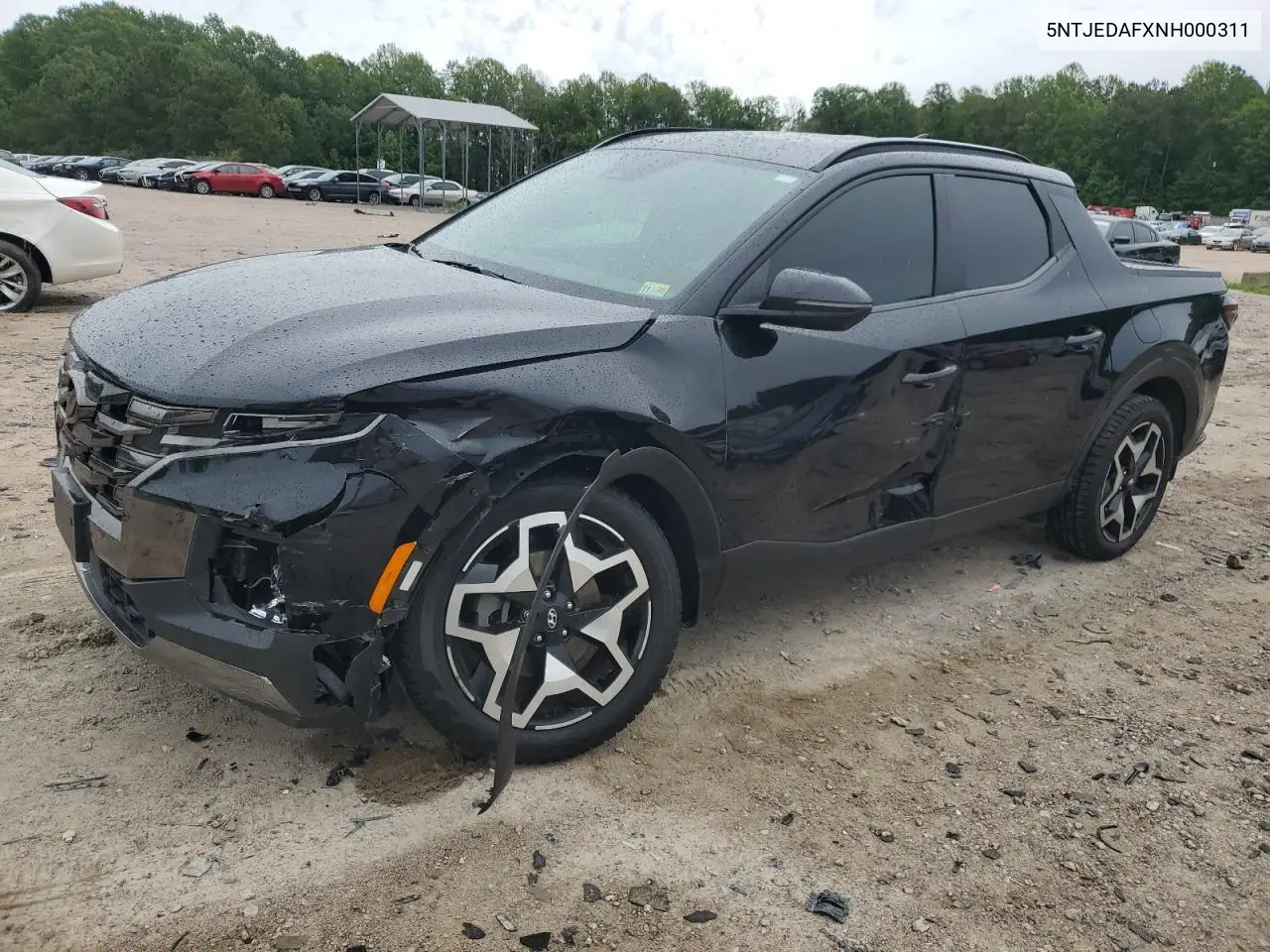 2022 Hyundai Santa Cruz Limited VIN: 5NTJEDAFXNH000311 Lot: 58245125
