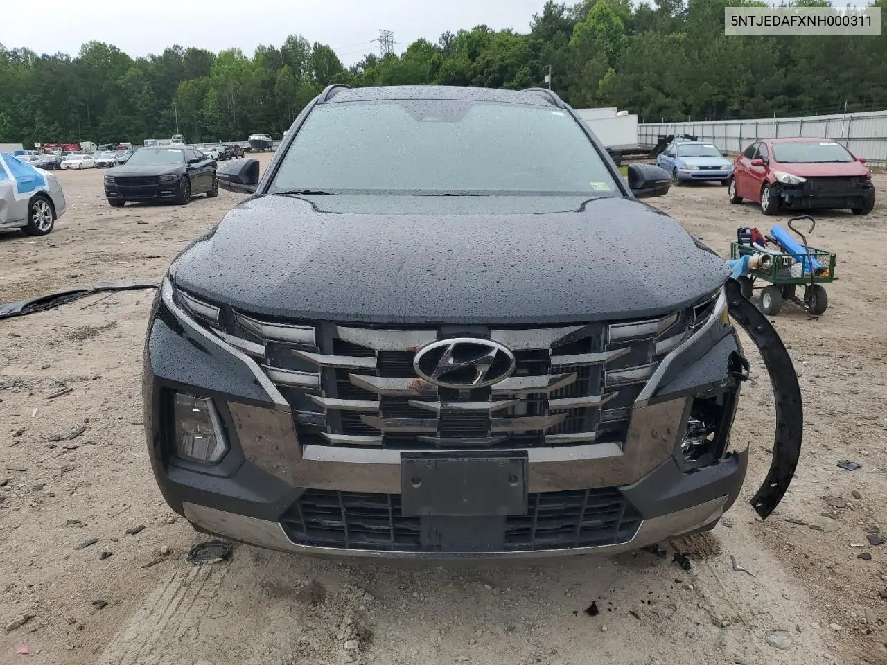 2022 Hyundai Santa Cruz Limited VIN: 5NTJEDAFXNH000311 Lot: 58245125