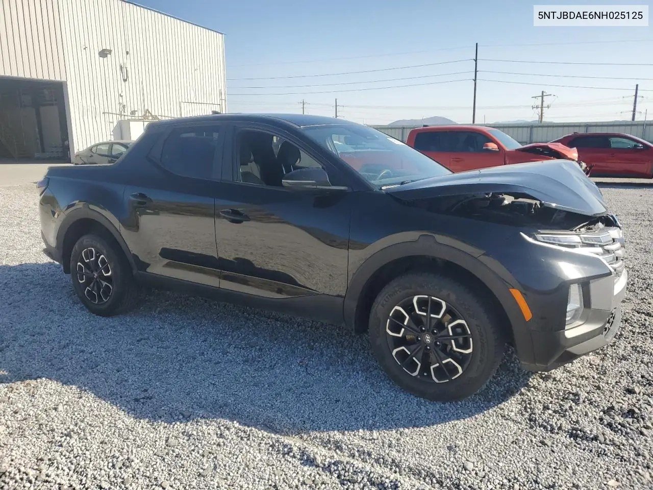 2022 Hyundai Santa Cruz Sel VIN: 5NTJBDAE6NH025125 Lot: 59806135