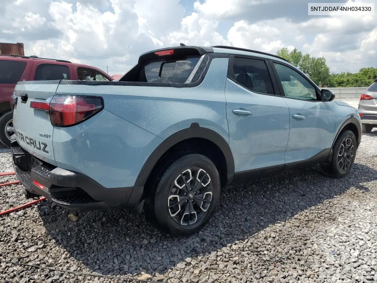 2022 Hyundai Santa Cruz Sel Premium VIN: 5NTJDDAF4NH034330 Lot: 60033765