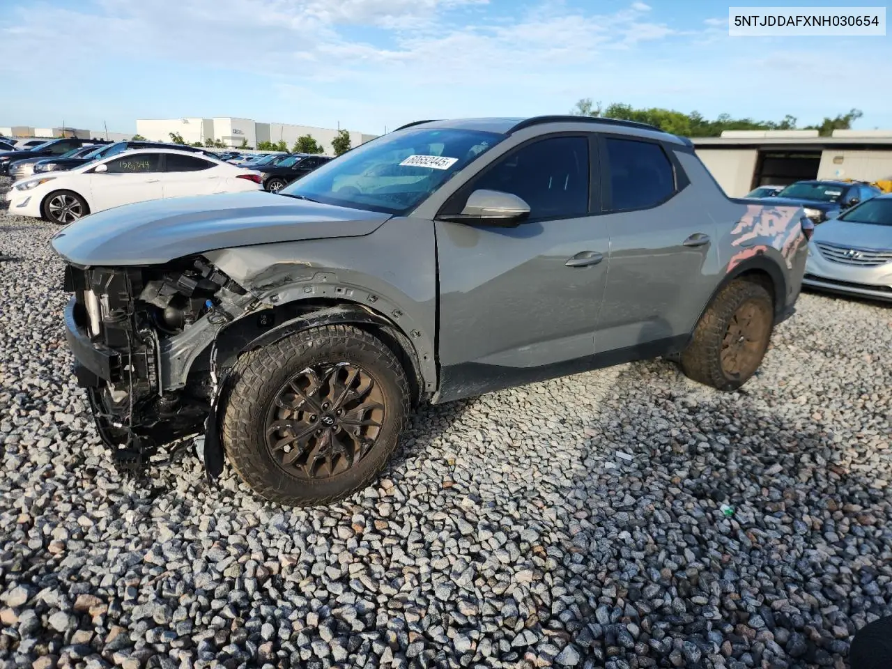 2022 Hyundai Santa Cruz Sel Premium VIN: 5NTJDDAFXNH030654 Lot: 60652445