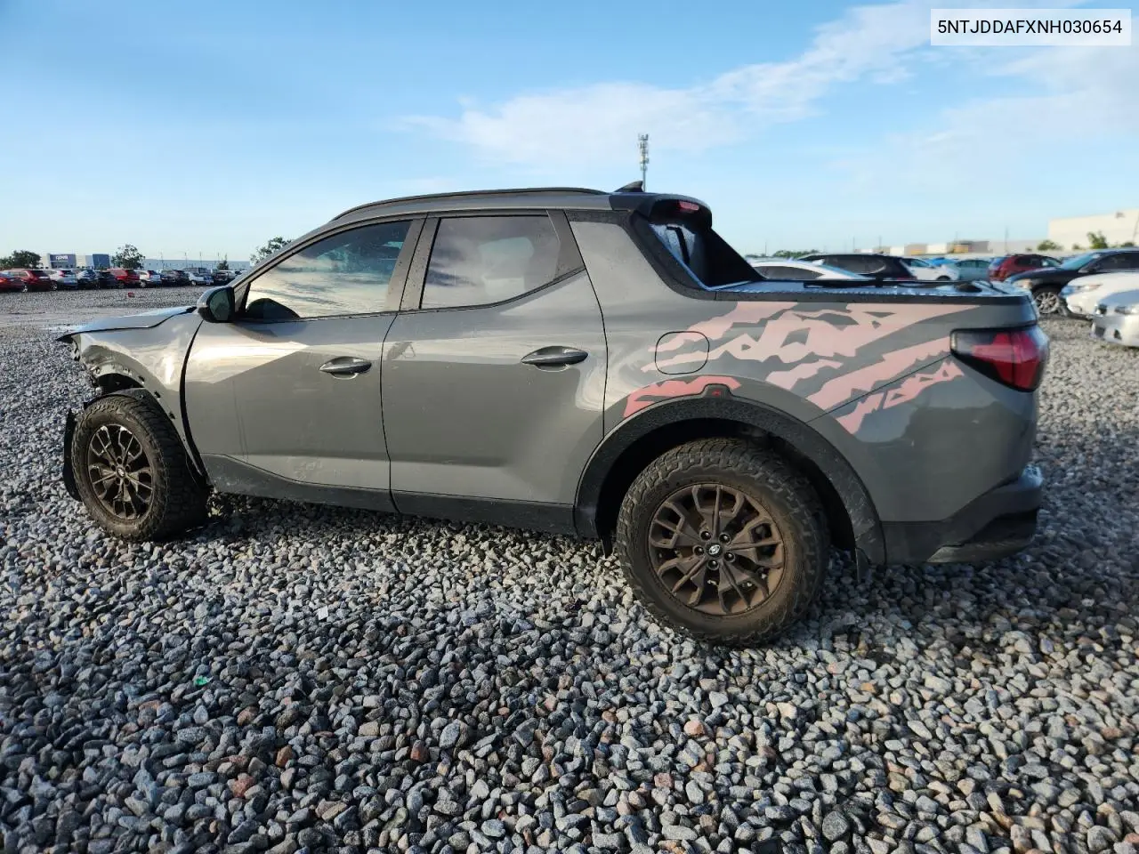 2022 Hyundai Santa Cruz Sel Premium VIN: 5NTJDDAFXNH030654 Lot: 60652445