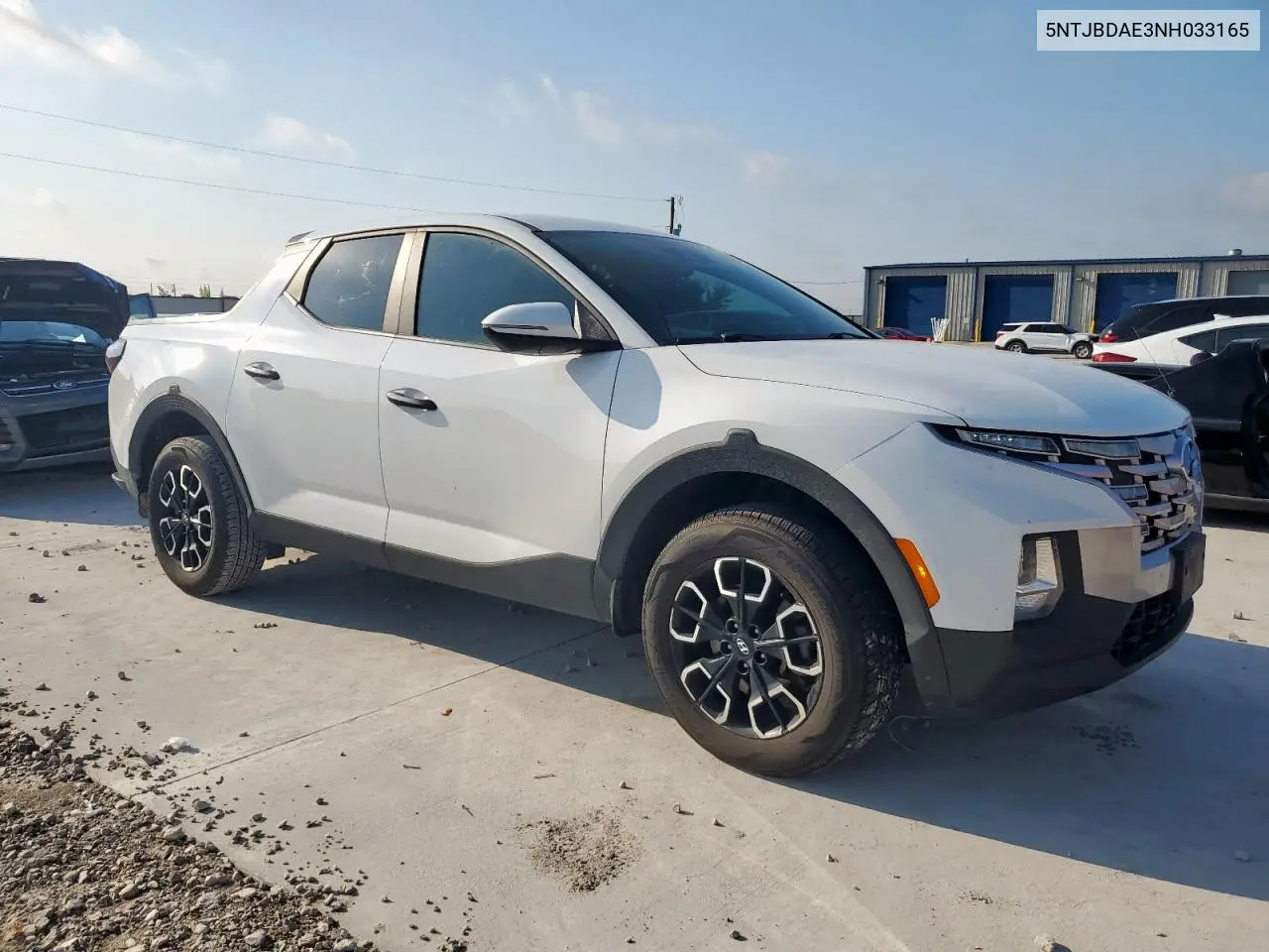 2022 Hyundai Santa Cruz Sel VIN: 5NTJBDAE3NH033165 Lot: 60653335