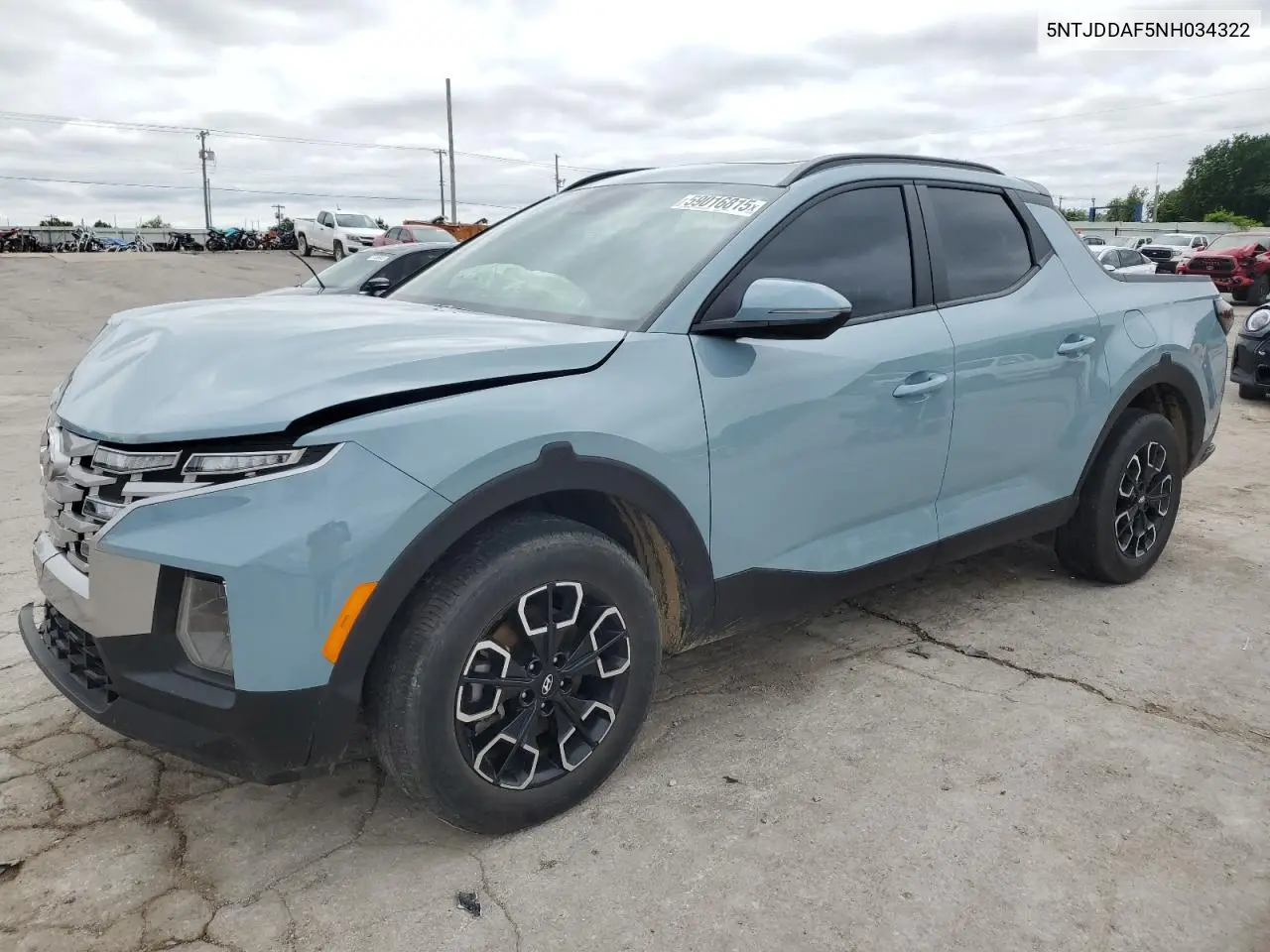 2022 Hyundai Santa Cruz Sel Premium VIN: 5NTJDDAF5NH034322 Lot: 61255245
