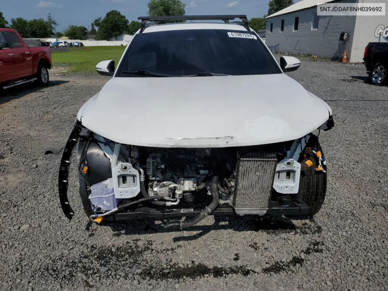 2022 Hyundai Santa Cruz Sel Premium VIN: 5NTJDDAF8NH039692 Lot: 61987285