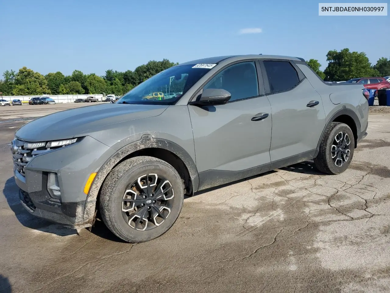 2022 Hyundai Santa Cruz Sel VIN: 5NTJBDAE0NH030997 Lot: 62697645
