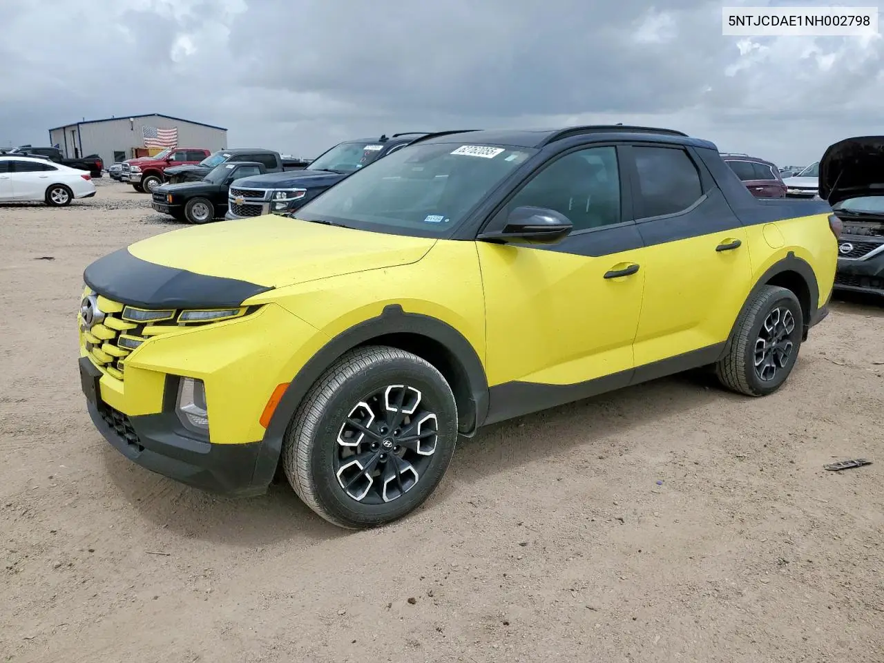 2022 Hyundai Santa Cruz Sel VIN: 5NTJCDAE1NH002798 Lot: 62762055
