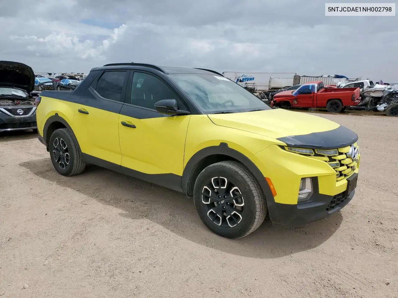 2022 Hyundai Santa Cruz Sel VIN: 5NTJCDAE1NH002798 Lot: 62762055