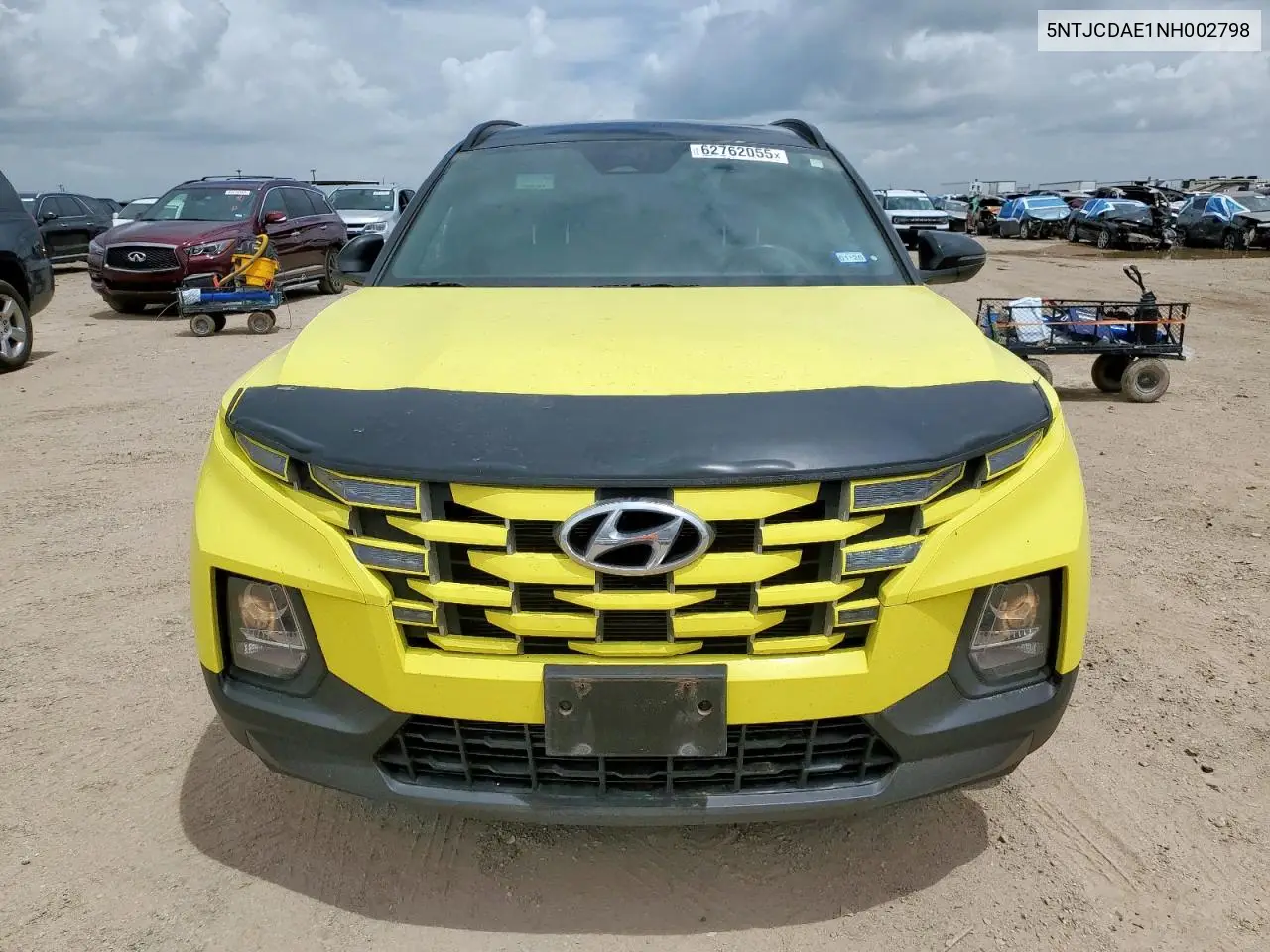 2022 Hyundai Santa Cruz Sel VIN: 5NTJCDAE1NH002798 Lot: 62762055