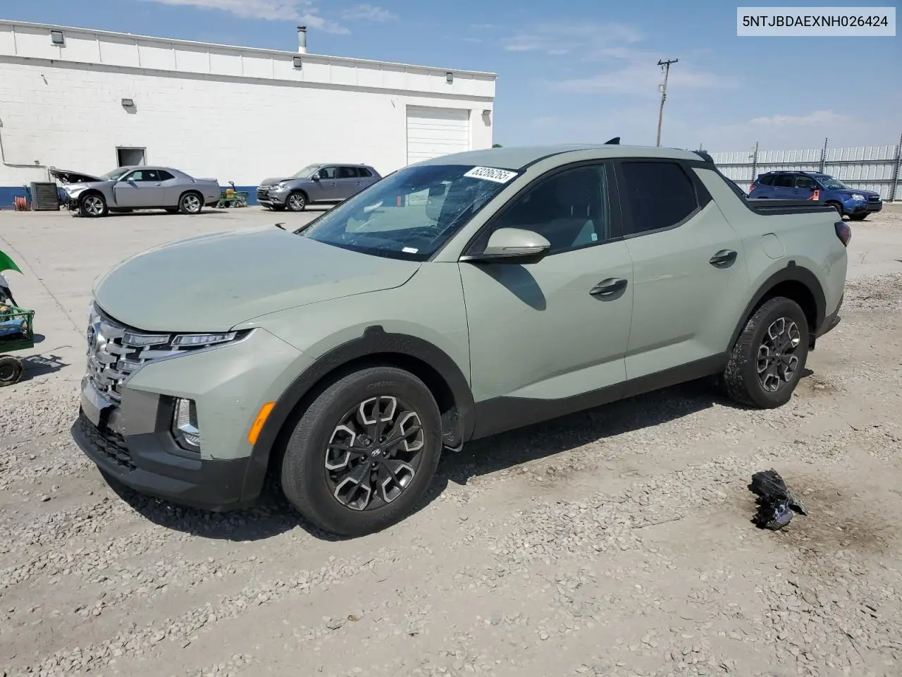 2022 Hyundai Santa Cruz Sel VIN: 5NTJBDAEXNH026424 Lot: 63286265