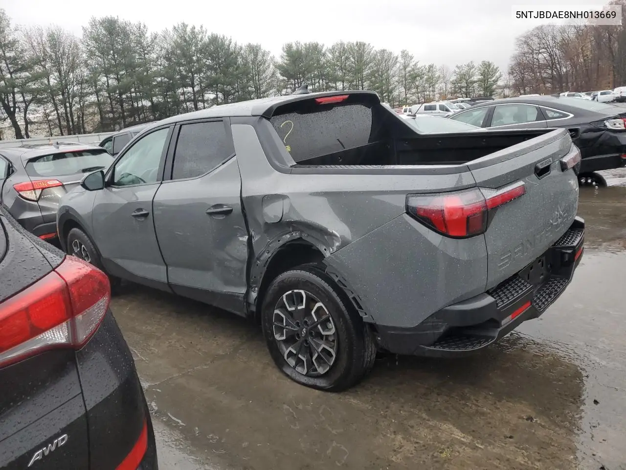 2022 Hyundai Santa Cruz Sel VIN: 5NTJBDAE8NH013669 Lot: 81723894