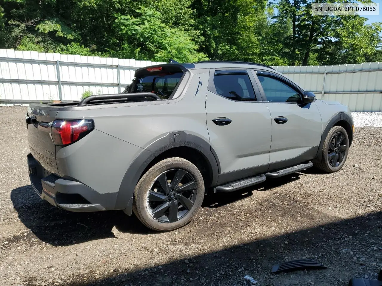 2023 Hyundai Santa Cruz Night VIN: 5NTJCDAF3PH076056 Lot: 62317335