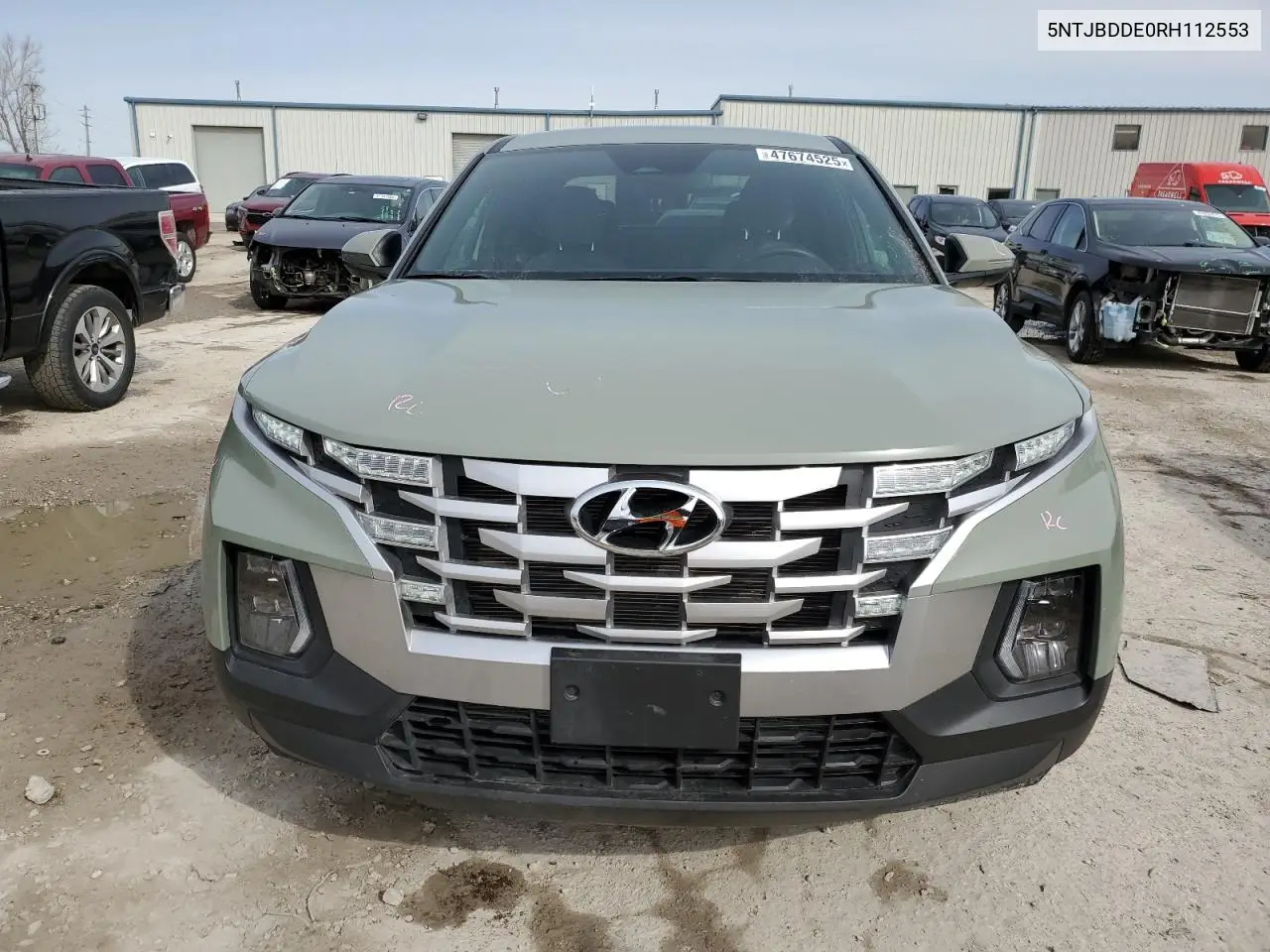 2024 Hyundai Santa Cruz Sel VIN: 5NTJBDDE0RH112553 Lot: 47674525