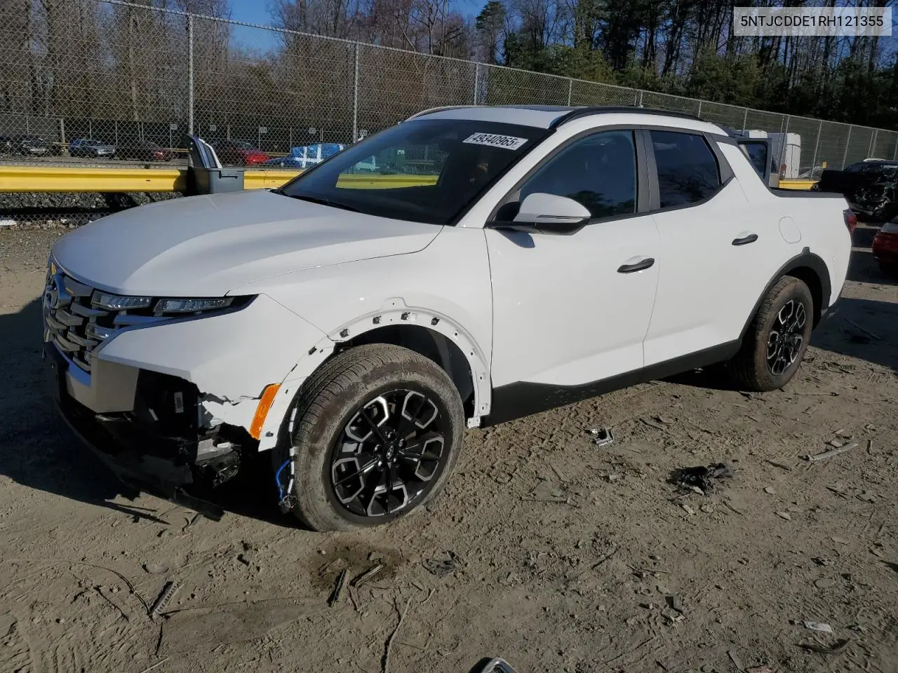 2024 Hyundai Santa Cruz Sel VIN: 5NTJCDDE1RH121355 Lot: 49340965
