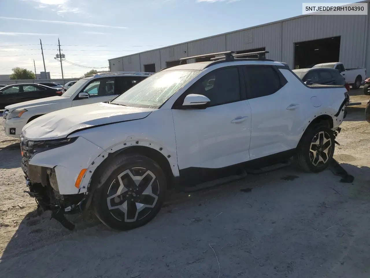 2024 Hyundai Santa Cruz Limited VIN: 5NTJEDDF2RH104390 Lot: 50969905
