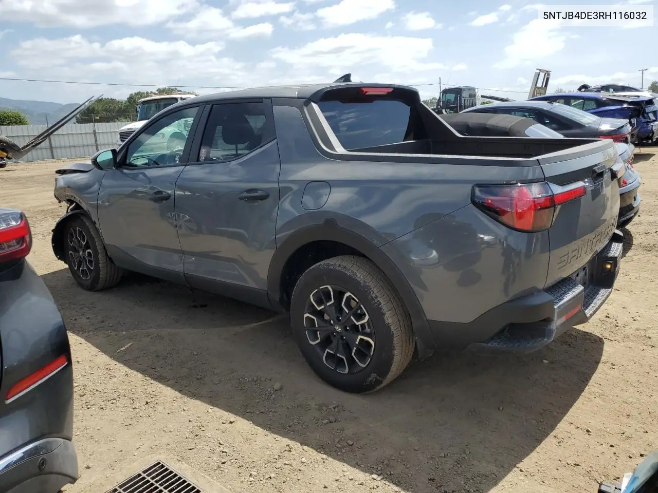 2024 Hyundai Santa Cruz Sel VIN: 5NTJB4DE3RH116032 Lot: 53509745